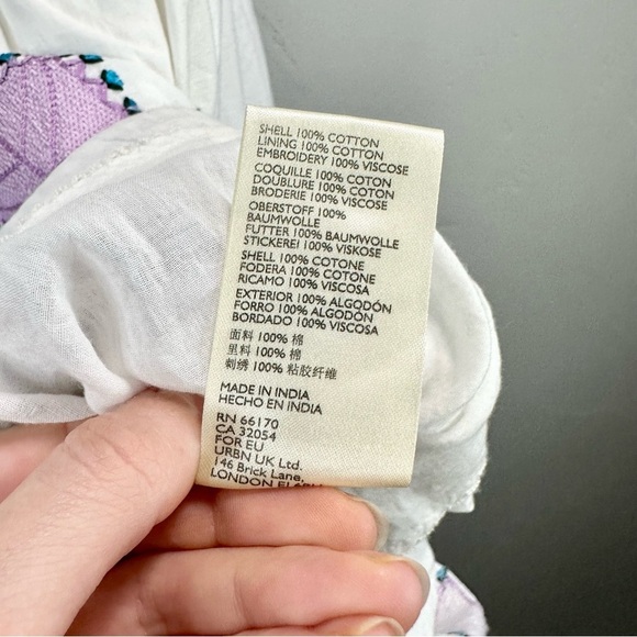 Anthropologie Magda Embroidered Midi Skirt - Picture 8 of 9